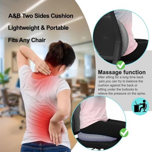 Wobble Cushion Core Balance Disc, Wiggle Seat with Inflation Pump
