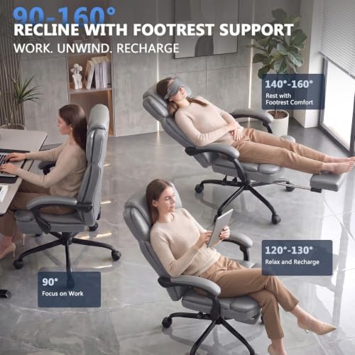 Big and Tall Office Chair, Home Office Desk Chairs,Executive Computer Chair