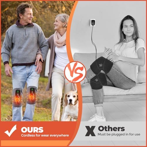 Cordless Heated Knee Massager FSA Eligible
