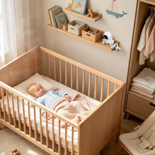 Universal Flexible Baby Monitor Mount for HelloBaby HB6550/6560,Infant Optics,Nanit Pro&Flex Stand,VTech VM819/VM901,Momcozy,Owlet,eufy,Babysense,Baby Clip Mount Without Tools or Wall Damage