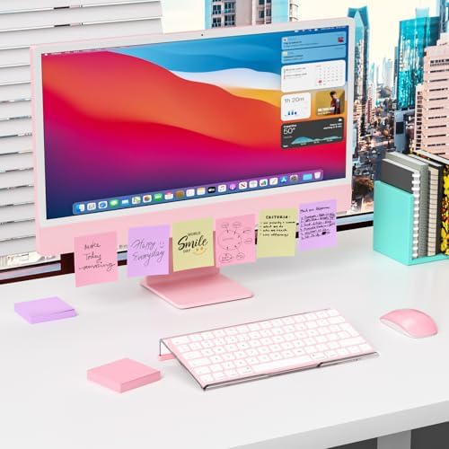 Richboom Computer Keyboard Stand for Desktop, 11.8" Tiny Clear Acrylic Keyboard Riser 78 Keys Compact Keyboard Lift for Desk Ergonomic Short Keyboard Holder Tray with Black and Pink Silicone Strip