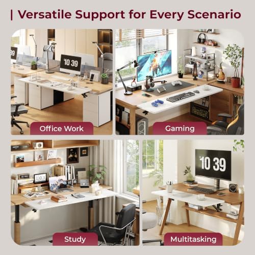 Desk Extender Tray, 36"×12" Clamp-On Arm Rest Shelf