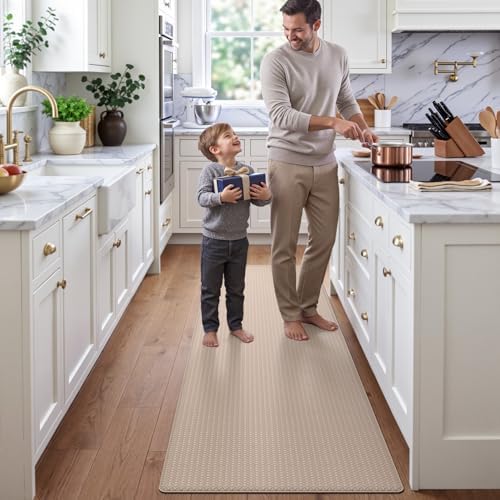 DEXI Kitchen Floor Mats Cushioned Anti Fatigue, 23x86 Non Slip Runner Rug