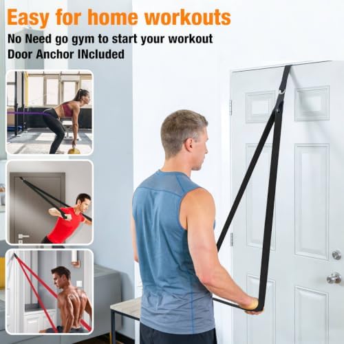Resistance Bands for Working Out, Exercise Bands with Upgraded Packaging