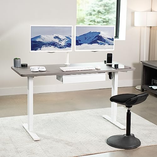 VIVO White 22 x 9 inch Under Desk Slide Out Drawer, DESK-AC03A-22W