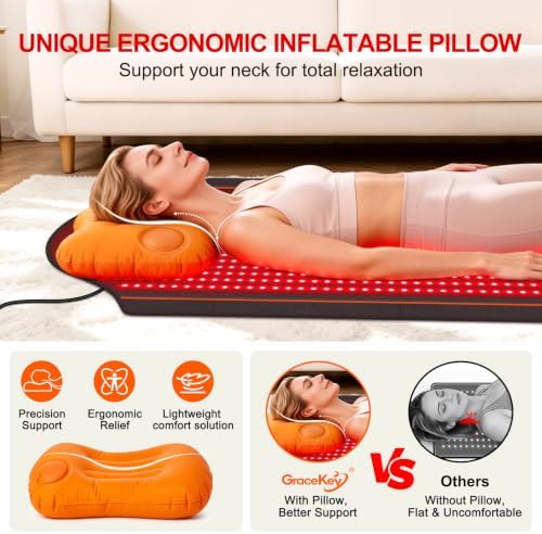 Gracekey FSA Eligible HSA 47.3"x33.9" Red Light Therapy Mat