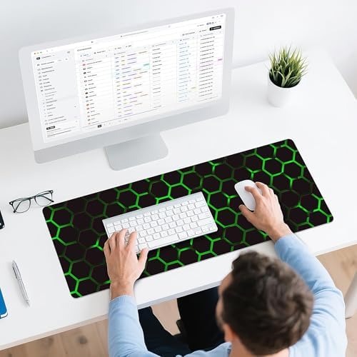 Mouse Pad Gaming - Desk Mat for Keyboard and Mouse - Large Mouse Pads for Desk, Gaming Mousepad with Non-Slip Base, Desks Pad (31.5" X 11.8") for Game, Office and Home