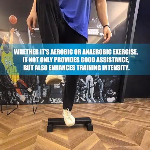 EVERYMATE Steel Calf Raise Block, Standing Calf Machine for Stretching Calf Muscles, Relaxing Ankles, Anti-Slip Solid Platform