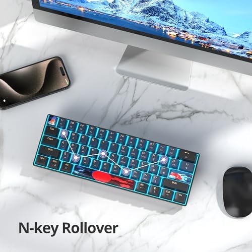 Owpkeenthy 60% Wired Mechanical Keyboard