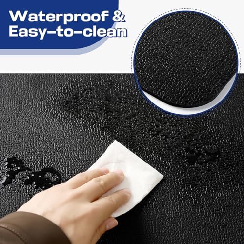 MoyRetty Non-Slip Workout Mat for Under Desk Elliptical(23.62x15.75 inches)