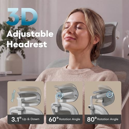 Ollega Ergonomic Office Chair with Memory Foam Seat, Computer Desk Chair