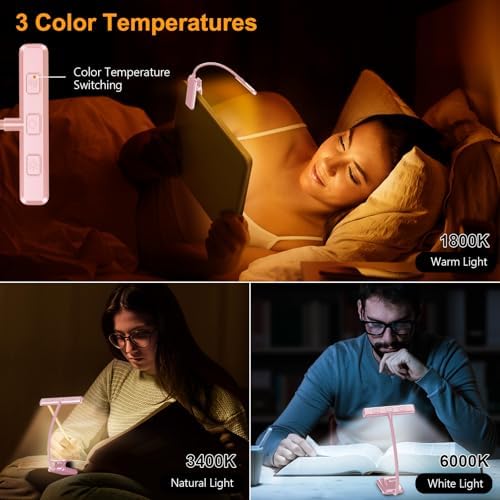 Gritin 19 LED Rechargeable Book Light for Reading in Bed
