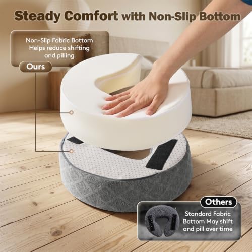 Massage Headrest for Bed, Bed Massage Head Holder & Face Cradle with Pillow