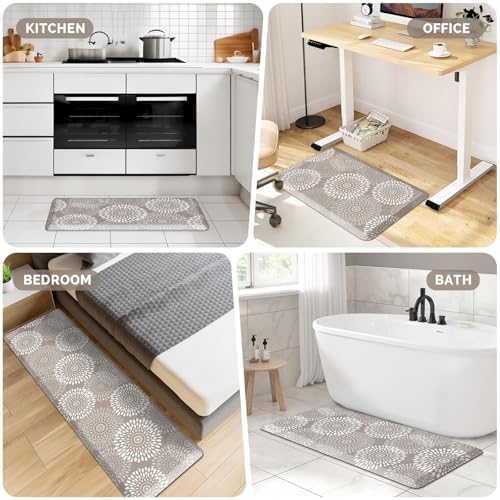 Kitchen Mat Water-Resistant Kitchen Rugs Cushioned Anti-Fatigue Floor Mat