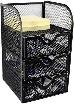 Huron Desktop Mini 3-Drawer Supplies Organizer (1/4/24/96) (1 pc)