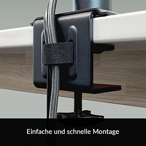 ARCTIC X1-3D - Monitor Arm with Extendable Gas Arm, Support Monitor up to 40" Ultrawide, up to 10 kg/22 lbs, with Cable Management, Adjustable - Black