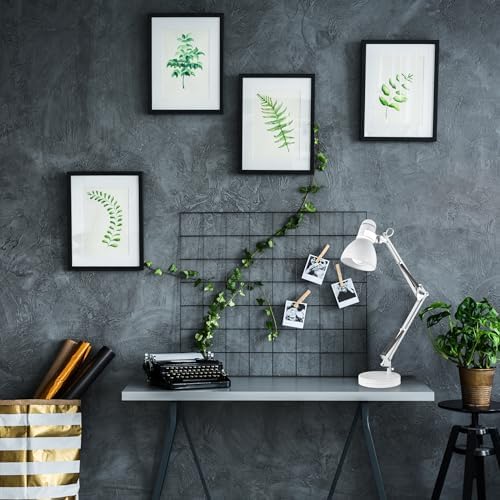 Globe Electric 52024 28" Swing Arm Architect Desk Lamp, Matte White, Rotary Switch on Shade, Partially Adjustable Arm, Modern Lighting for Bedroom or Office, Timeless, Indoor Lights