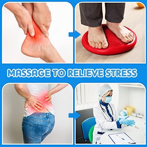 Jerify 4 Pcs Wiggle Seat Flexible Inflated Wobble Cushion