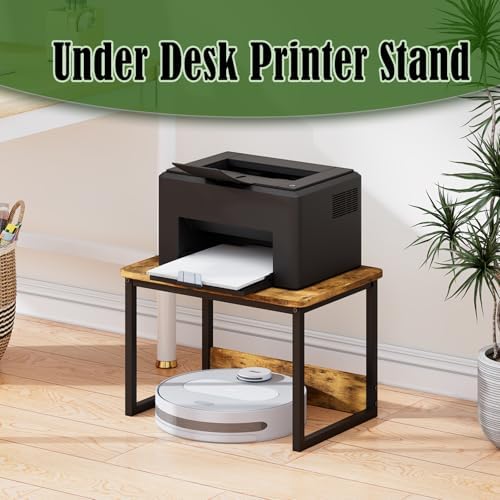 MARTY Printer Stand for Desk, Desktop Shelf Printer Riser for Home Office