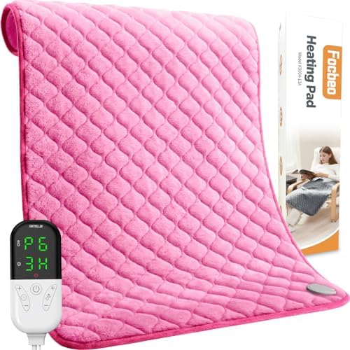 Focbeo King Size Heating Pad for Back 32"x24" Extra Large Heat Pad