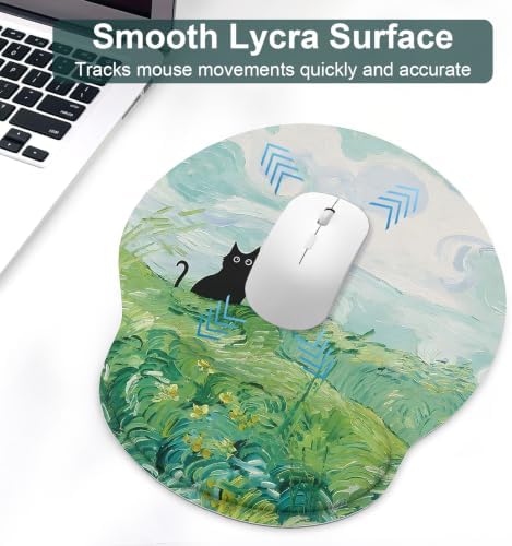 Ergonomic Mouse Pad with Wrist Rest and Keyboard Wrist Rest, Mousepad