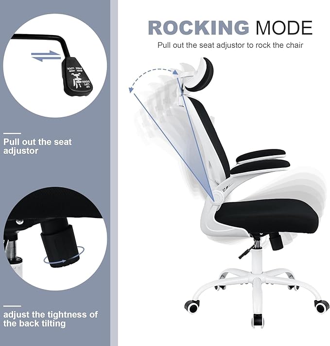 6 Pack Office Chair Ergonomic Desk Chair Comfort Adjustable Height with Wheels，Lumbar Support Mesh Swivel Computer Home Office Chair,Conference Room Chairs