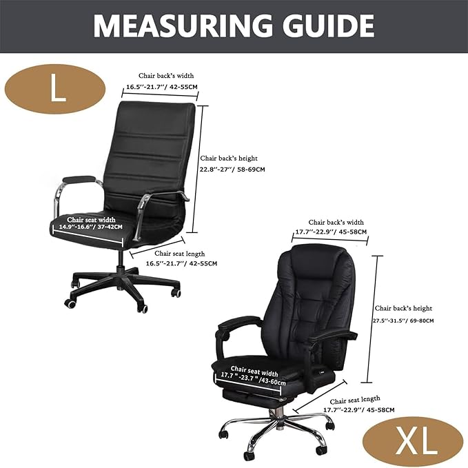 Velvet Plush Office Computer Chair Cover Ergonomic - Cat Proof Stretchable Protector for Mesh Office Desk Chair with Wheels and Armrest - Comfy Executive Office Chair for Adults, Dark Blue, XL