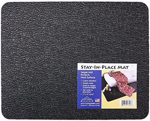 Stay-in-Place Machine Mat - 11" x 14" - Calms Vibration and Dampens Noise