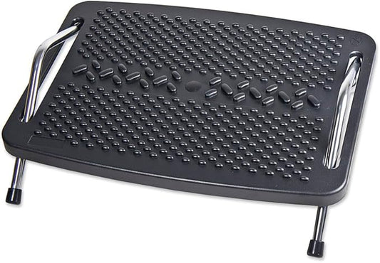 Under The Desk Ergonomic Tilt Adjustable Foot Rest Metal Support with Massage Textured SY-ACC65065
