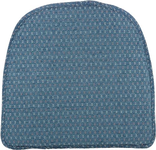 Klear Vu Raindrop The Gripper Non Slip Chair Cushions, Soft & Comfortable Seat Pad, Sitting Pillow for Kitchen, Dining or Office, 8 Count (Pack of 1), Wedge