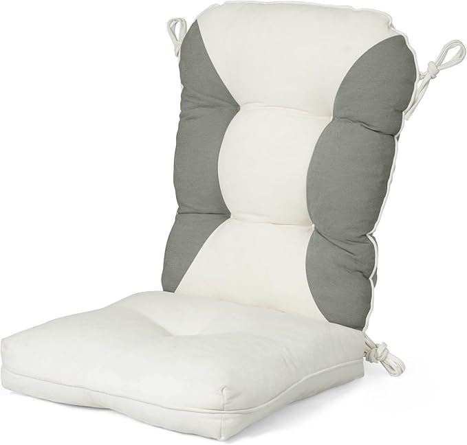Rocking Chair Cushions Set - Non-Slip Adirondack Chair Cushions with Ties Indoor/Outdoor Rocking Chair Pad for Living Room, Bedroom, Balcony, Office