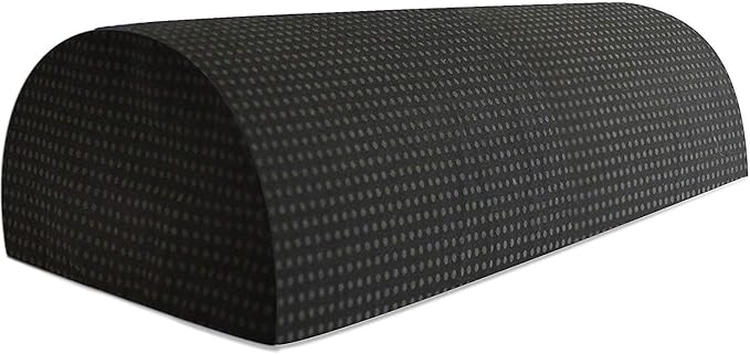 Half Moon Pillow for Leg Elevation | Ankle Knee Neck and Lumbar Support Bolster | Non-slip Removable Washable Cover by Comfort Home