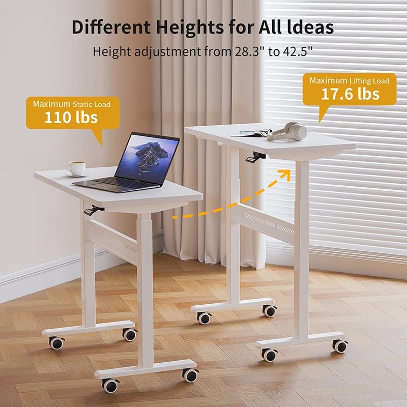 HitGo Ergonomic Office Chair with Exercise Bike, 330LBS Under-Desk Bike with 9-Level Height-Adjustable Seat, 8-Level Resistance, Rolling Wheels, Quiet Fitness for Home Office