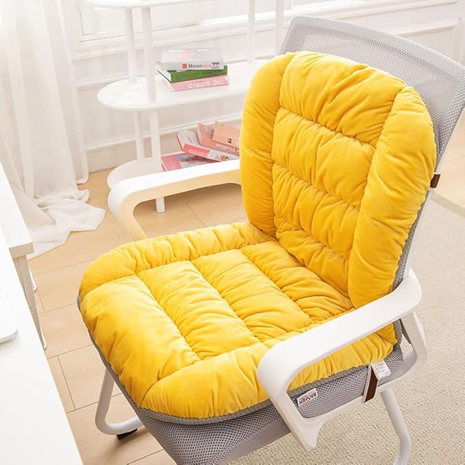 Desk Chair Cushion Office Chair Cushions with Removable Cover Soft Seat Pad Dorm Seat Pad with Back Support Rocking Chair Cushions,90×50cm