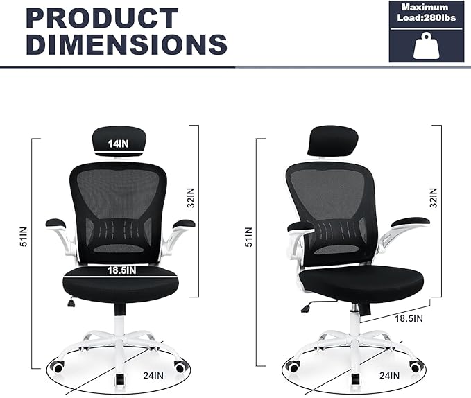 4 Pack Office Chair Ergonomic Desk Chair Comfort Adjustable Height with Wheels，Lumbar Support Mesh Swivel Computer Home Office Chair,Conference Room Chairs