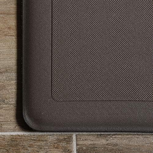 J&V TEXTILES Anti Fatigue Kitchen Mat - Kitchen Mat Cushioned Anti Fatigue, Kitchen Floor Mats Cushioned, Non Slip Waterproof Mat Standing Desk, 20x36x1/2 inches (Coffee Cups Chalk)