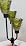Lightdot Mid Century Modern Table Lamp Dimmable Bulbs Included Green Glass