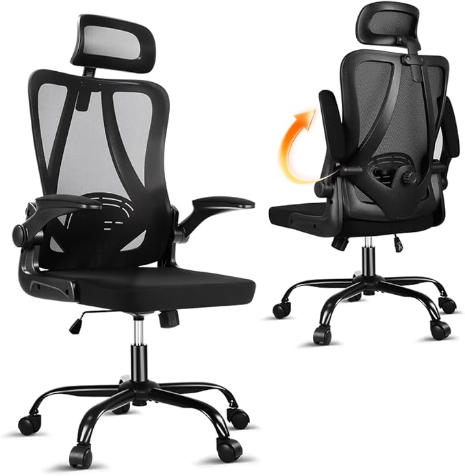 Office Chair, Gaming Chair Desk Chair Comfy Computer Chair Ergonomic Office Chair Mesh Office Chair with Rolling for Gaming Home and Office