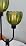 Lightdot Vintage Green Flower Table Lamp Bulbs Included Dimmable Glass Lamp