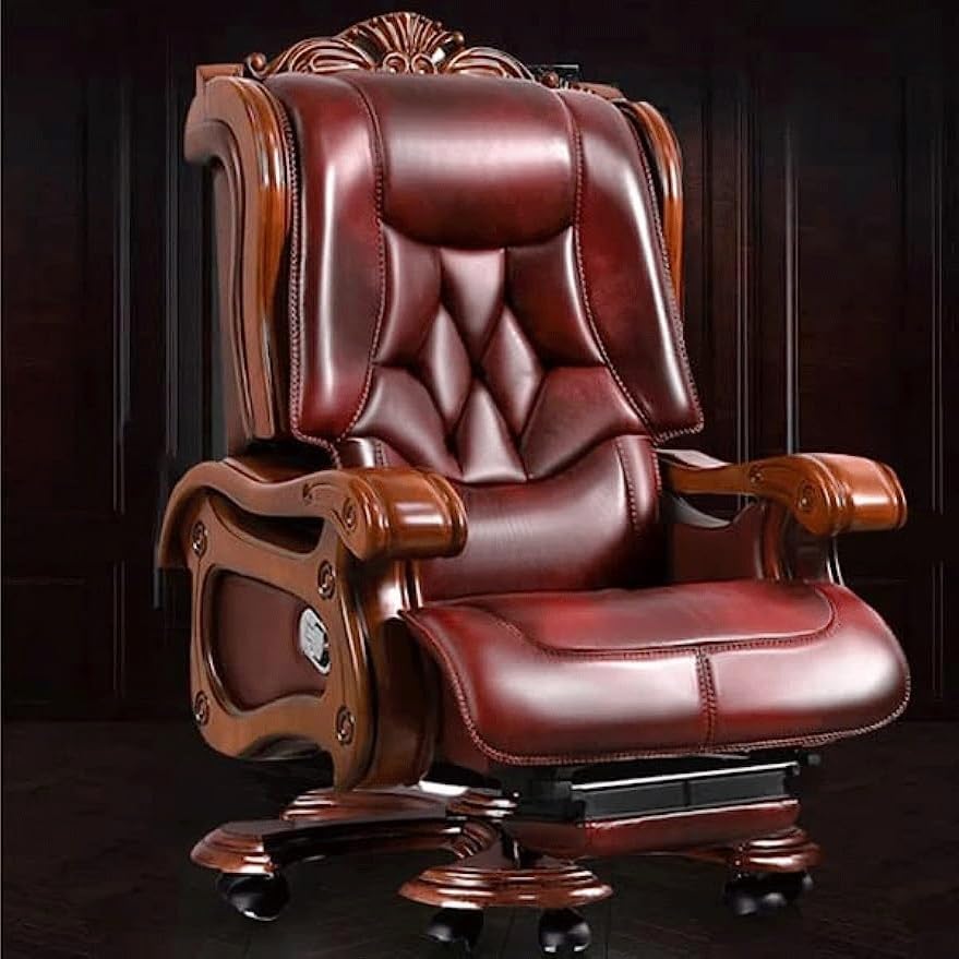 Recliner Leather Big Manager Shift Chair Home Office