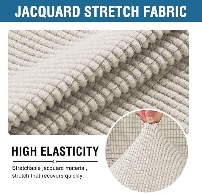 H.VERSAILTEX Computer Office Chair Covers - Protective & Stretchable Universal Stretch Rotating Chair Cover Slipcover,Island Fossi