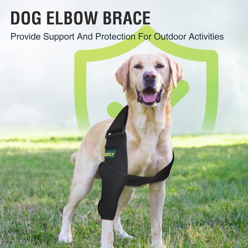 Dog Elbow Brace for Large Breeds, Shoulder Support & Easy Mobility