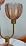 Flower Table Lamp Vintage Pink Glass Lamp Dimmable 2 Bulbs Included