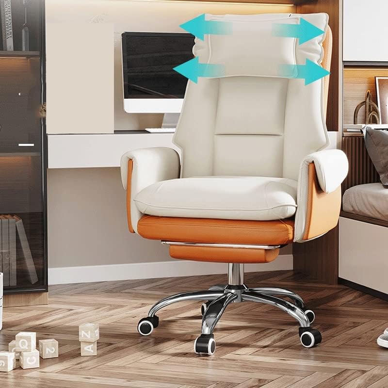 Sofa Office Chair, Gaming Computer Backrest With Footrest Reclining Swivel
