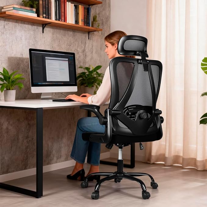 Office Chair, Gaming Chair Desk Chair Comfy Computer Chair Ergonomic Office Chair Mesh Office Chair with Rolling for Gaming Home and Office