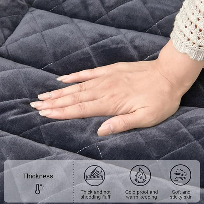 High Back Desk Chair Cushion Non-Slip Rocking Chair Cushions with Ties Office Seat Pads Gaming Seat Pad for Relax and Lazy Buttocks