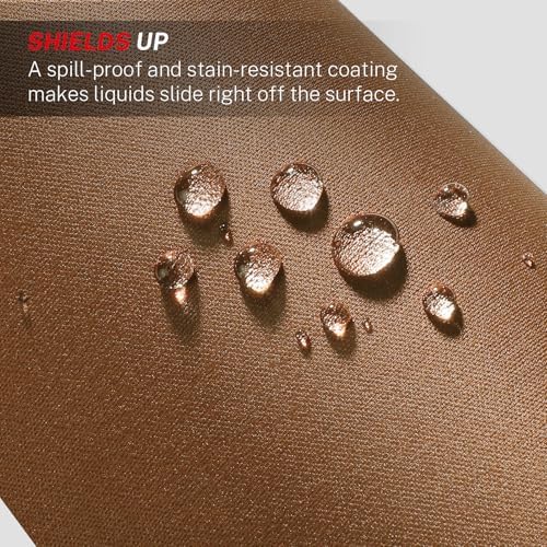 MROCO Essential Office & Gaming Mouse Pad, 8.5 x 11 Inch, Coffee Brown