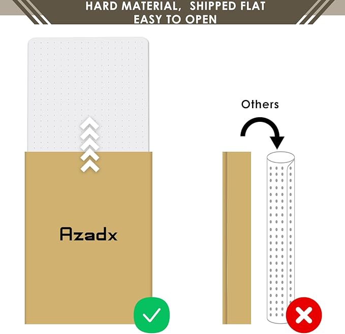 Azadx Heavy Duty Office Chair Mat for Carpet 36" x 48" Hard Material Chair Mat for Carpeted Floor Non-Slip Carpet Protector for Office Easy Glide Desk Floor Mat for Office Chair on Carpets 2 Pack