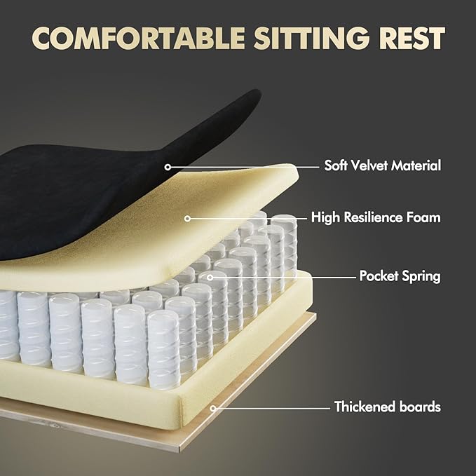 Gaming Chair Racing for Adult, Office Chair with Footrest Massage Lumbar Cushion, Velvet Fabric Reclining Video Game Chairs, Ergonomic Computer Chairs Height Adjustable, for Home Streaming, Black