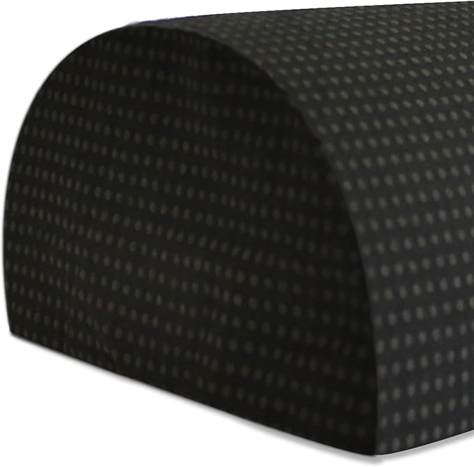 Half Moon Pillow for Leg Elevation | Ankle Knee Neck and Lumbar Support Bolster | Non-slip Removable Washable Cover by Comfort Home
